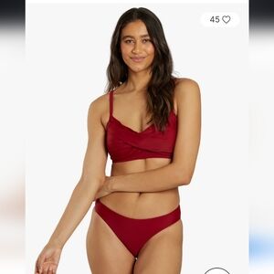 Women's Rust Bikini Set Retro 50's Style Size XL NWOT Never Worn